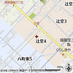愛媛県今治市辻堂4丁目周辺の地図