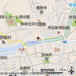 RV2 RVパークsmart 湯浅町観光用駐車場周辺の地図