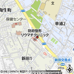 果子乃季三田尻店周辺の地図