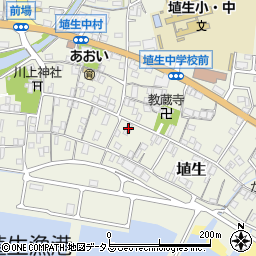 山口県山陽小野田市埴生739周辺の地図