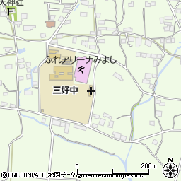 徳島県三好郡東みよし町昼間1726周辺の地図