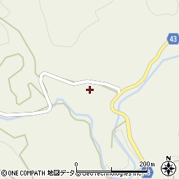 徳島県吉野川市美郷奥丸72周辺の地図