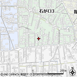 山口県防府市石が口3丁目周辺の地図