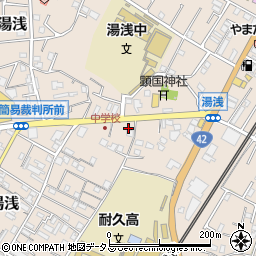 石窯パン工房カワ本店周辺の地図