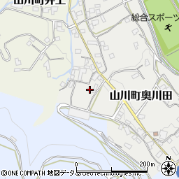 徳島県吉野川市山川町奥川田245周辺の地図