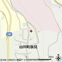 徳島県吉野川市山川町旗見38周辺の地図