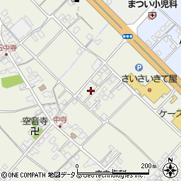 愛媛県今治市中寺561-3周辺の地図