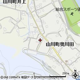 徳島県吉野川市山川町奥川田254周辺の地図