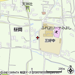 徳島県三好郡東みよし町昼間1899周辺の地図