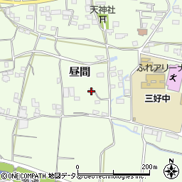 徳島県三好郡東みよし町昼間3431周辺の地図