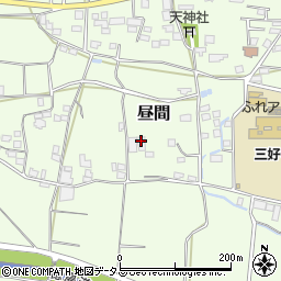 徳島県三好郡東みよし町昼間3413周辺の地図