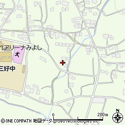 徳島県三好郡東みよし町昼間1686周辺の地図