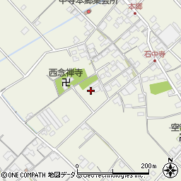 愛媛県今治市中寺696周辺の地図