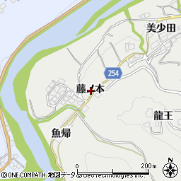 徳島県美馬市穴吹町穴吹藤ノ本周辺の地図