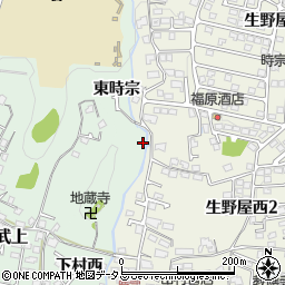 山口県下松市生野屋下村西1305周辺の地図