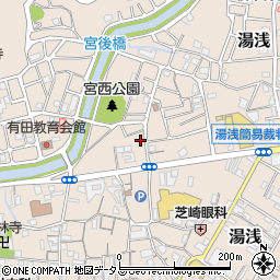 和歌山県有田郡湯浅町湯浅1712-14周辺の地図