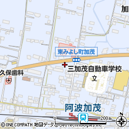 徳島県三好郡東みよし町加茂1883-1周辺の地図