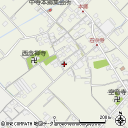 愛媛県今治市中寺689-1周辺の地図