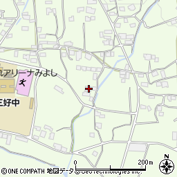 徳島県三好郡東みよし町昼間1587周辺の地図