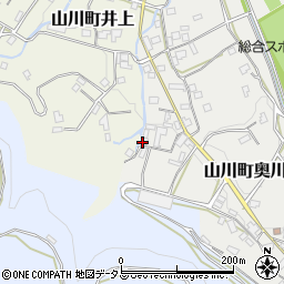 徳島県吉野川市山川町奥川田116周辺の地図