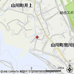 徳島県吉野川市山川町奥川田261-5周辺の地図