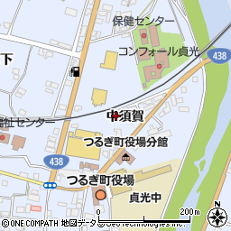 徳島県美馬郡つるぎ町貞光中須賀44周辺の地図