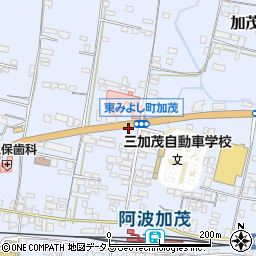 加茂駅前北周辺の地図