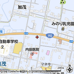 阿波銀行加茂支店周辺の地図