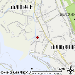 徳島県吉野川市山川町奥川田261-2周辺の地図