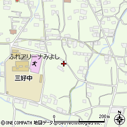 徳島県三好郡東みよし町昼間1682周辺の地図