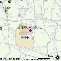 徳島県三好郡東みよし町昼間1734周辺の地図