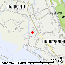 徳島県吉野川市山川町奥川田260周辺の地図