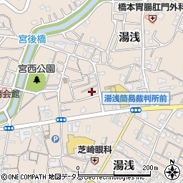 和歌山県有田郡湯浅町湯浅1716-7周辺の地図
