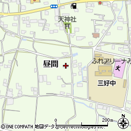 徳島県三好郡東みよし町昼間3427周辺の地図