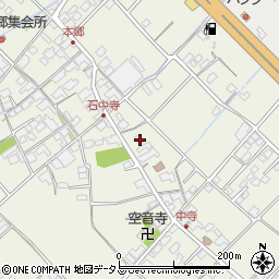 愛媛県今治市中寺537周辺の地図