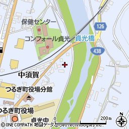 徳島県美馬郡つるぎ町貞光中須賀88周辺の地図