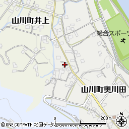 徳島県吉野川市山川町奥川田259周辺の地図