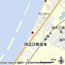 愛媛県四国中央市川之江町余木95周辺の地図
