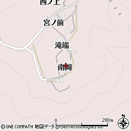 徳島県三好市池田町西山（南岡）周辺の地図
