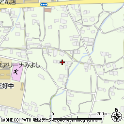 徳島県三好郡東みよし町昼間1584周辺の地図