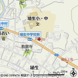 山陽小野田市埴生地域交流センター周辺の地図