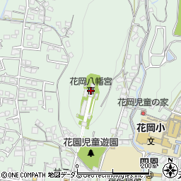花岡八幡宮周辺の地図