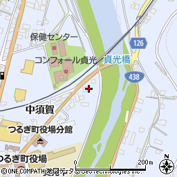 徳島県美馬郡つるぎ町貞光中須賀83周辺の地図