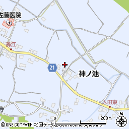 徳島県徳島市入田町神ノ池53周辺の地図