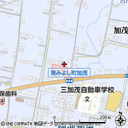 徳島県三好郡東みよし町加茂1883-14周辺の地図