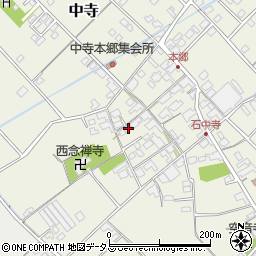 愛媛県今治市中寺676周辺の地図