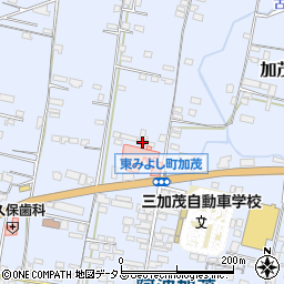 徳島県三好郡東みよし町加茂1883周辺の地図