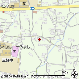 徳島県三好郡東みよし町昼間1595周辺の地図