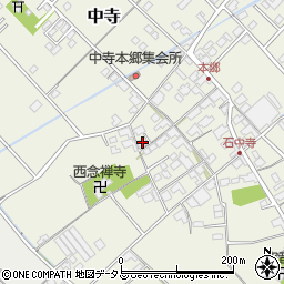 愛媛県今治市中寺677周辺の地図
