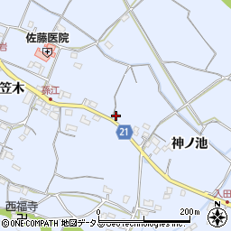 徳島県徳島市入田町神ノ池59周辺の地図